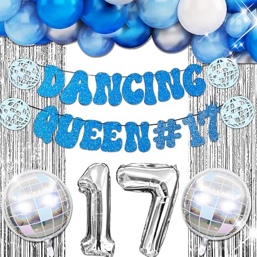 Roaring Good Time Blaue Dancing Queen 17 Balloon Dancing Queen 17 Geburtstag Dekoration Dancing Queen 17 Party Dekorationen Mamma Mia Disco Geburtstag Party Dekorationen 70er Jahre Disco Dekoration Roaring Good Time Blaue Dancing Queen 17 Balloon Dancing Queen 17 Geburtstag Dekoration Dancing Queen 17 Party Dekorationen Mamma Mia Disco Geburtstag Party Dekorationen 70er Jahre Disco Dekoration von Roaring Good Time