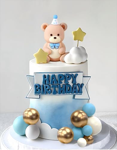 Roaring Good Time Blauer Bär Tortendeko Blau Gold Kugeln Cake Topper Bären Tortendeko Baby Shower Geburtstag Kuchen Dekoration Roaring Good Time Blauer Bär Tortendeko Blau Gold Kugeln Cake Topper Bären Tortendeko Baby Shower Geburtstag Kuchen Dekoration von Roaring Good Time