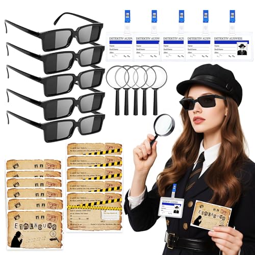 Roaring Good Time Detektiv Geburtstag Mitgebsel Geburtstag Zubehör Detektiv Stift Notizbuch Detektivausweis Karten mit Clip Fingerabdruck Stempelkissen Roaring Good Time Detektiv Geburtstag Mitgebsel Geburtstag Zubehör Detektiv Stift Notizbuch Detektivausweis Karten mit Clip Fingerabdruck Stempelkissen von Roaring Good Time