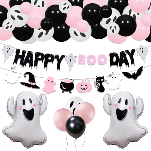 Roaring Good Time Rosa Schwarz Happy Boo Day Banner Luftballons Halloween Geburtstag Party Banner Geisterballons Halloween Babyparty Geburtstag Party Dekorationen Roaring Good Time Rosa Schwarz Happy Boo Day Banner Luftballons Halloween Geburtstag Party Banner Geisterballons Halloween Babyparty Geburtstag Party Dekorationen von Roaring Good Time