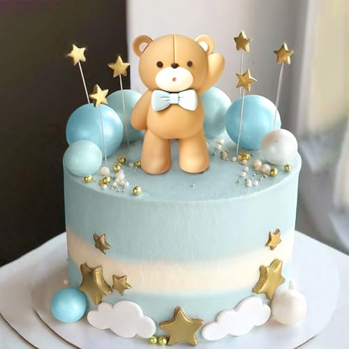 Roaring Good Time Teddybär Tortendeko Tortendeko Taufe Junge Tortendeko Junge 1 Jahr Blau Tortendeko Teddybär Kuchen Dekoration für BabyShower Geburtstag Party Hochzeit Roaring Good Time Teddybär Tortendeko Tortendeko Taufe Junge Tortendeko Junge 1 Jahr Blau Tortendeko Teddybär Kuchen Dekoration für BabyShower Geburtstag Party Hochzeit von Roaring Good Time