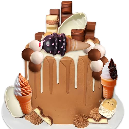 Schokoladen Eiscreme Kuchendekoration Süßigkeiten Tortenaufleger Candyland Tortenaufleger mit Eiscreme Süßes Thema Geburtstag BabyDusche Braut Dusche Party Zubehör Schokoladen Eiscreme Kuchendekoration Süßigkeiten Tortenaufleger Candyland Tortenaufleger mit Eiscreme Süßes Thema Geburtstag BabyDusche Braut Dusche Party Zubehör von Roaring Good Time