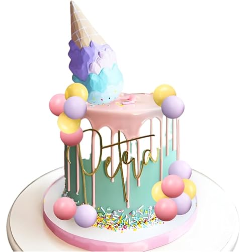 Tortenaufsatz mit Eiscreme-Motiv, Süßigkeiten-Kuchenaufsatz, Candyland-Kuchenaufsatz mit Eiscreme für süßes Thema, Geburtstag, Babyparty, Brautparty, Partyzubehör Tortenaufsatz mit Eiscreme-Motiv, Süßigkeiten-Kuchenaufsatz, Candyland-Kuchenaufsatz mit Eiscreme für süßes Thema, Geburtstag, Babyparty, Brautparty, Partyzubehör von Roaring Good Time
