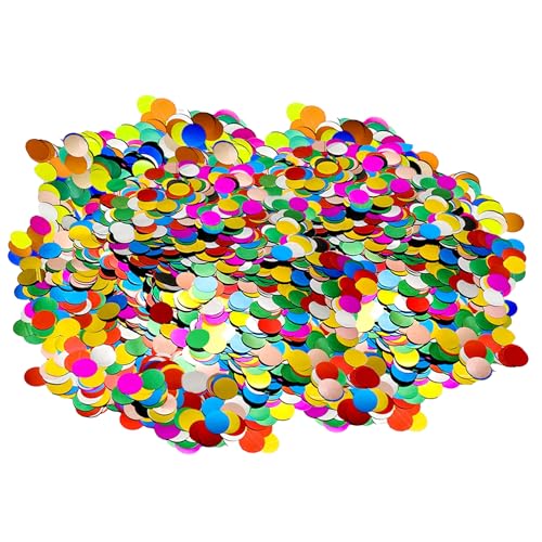 RobLuX Konfetti Geburtstag 100 g Foil Metallic Confetti 15mm Dekoration Konfetti Papier Seidenpapier für Geburtstag Tischdekoration Verlobungsfeier Foil Konfett RobLuX Konfetti Geburtstag 100 g Foil Metallic Confetti 15mm Dekoration Konfetti Papier Seidenpapier für Geburtstag Tischdekoration Verlobungsfeier Foil Konfett von RobLuX