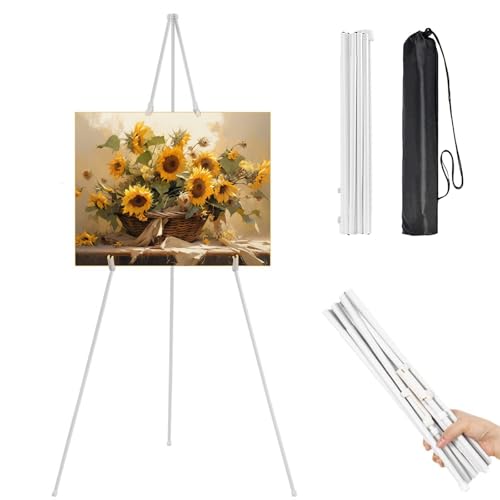 RobLuX Staffelei Ständer für Hochzeitsschild Poster 160cm Staffelei Hochzeit Weiß Verstellbare Stativ für Hochzeit Malerei Kunstdisplays Poster Aktivitäten RobLuX Staffelei Ständer für Hochzeitsschild Poster 160cm Staffelei Hochzeit Weiß Verstellbare Stativ für Hochzeit Malerei Kunstdisplays Poster Aktivitäten von RobLuX