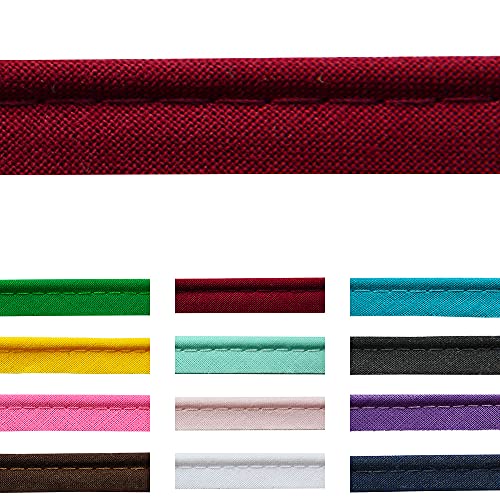 10 Meter lang 10mm breite Paspelband zum nähen baumwolle mit kordel in 23 Farben 10 Meter lang 10mm breite Paspelband zum nähen baumwolle mit kordel in 23 Farben von Roban Fashion