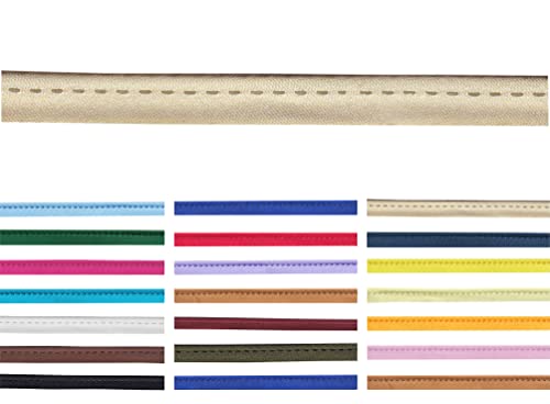 10 Meter lang 10mm breite Satin Paspelband zum nähen mit kordel in 20 Farben 10 Meter lang 10mm breite Satin Paspelband zum nähen mit kordel in 20 Farben von Roban Fashion