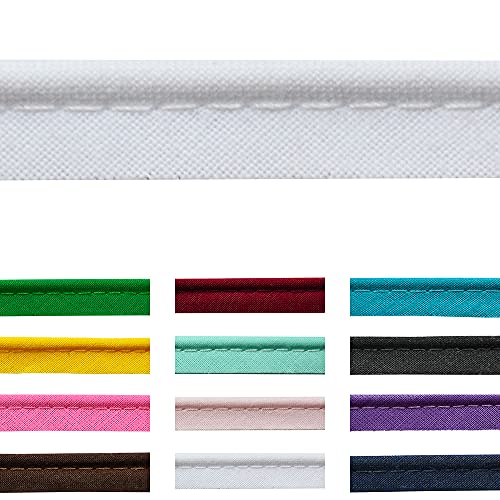 5 Meter lang 10mm breite Paspelband zum nähen baumwolle mit kordel in 23 Farben 5 Meter lang 10mm breite Paspelband zum nähen baumwolle mit kordel in 23 Farben von Roban Fashion