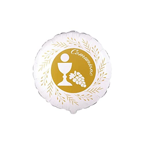 Palloncino Comunione con Foglie di Ulivo Oro 18-45cm, 1pz. von Rocca Fun Factory