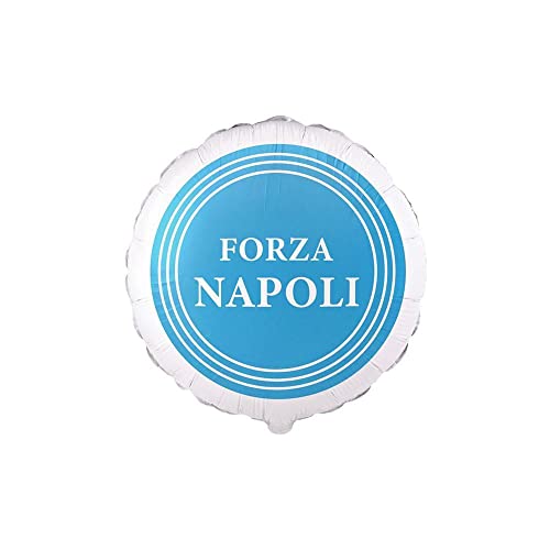 Palloncino Forza Napoli celeste 18-45cm, 1pz. von Rocca Fun Factory