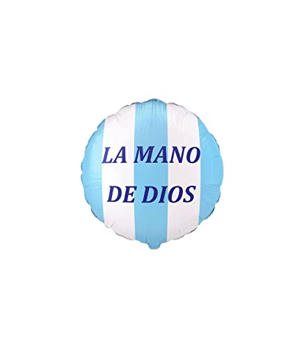 Palloncino Napoli La Mano de Dios celeste 9-23cm, 1pz. von Rocca Fun Factory