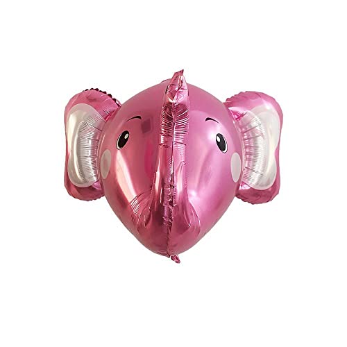 Palloncino elefante testa 3D rosa 25inc-63cm, 1pz. von Rocca Fun Factory
