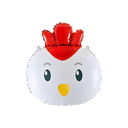 Palloncino testa di gallo 28inc-71cm, 1pz. von Rocca Fun Factory