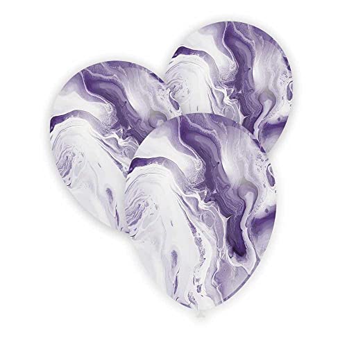 Rocca Fun Factory Palloncini Lilla marmorizzati da 11inc - 30cm, 10Pz. von Rocca Fun Factory