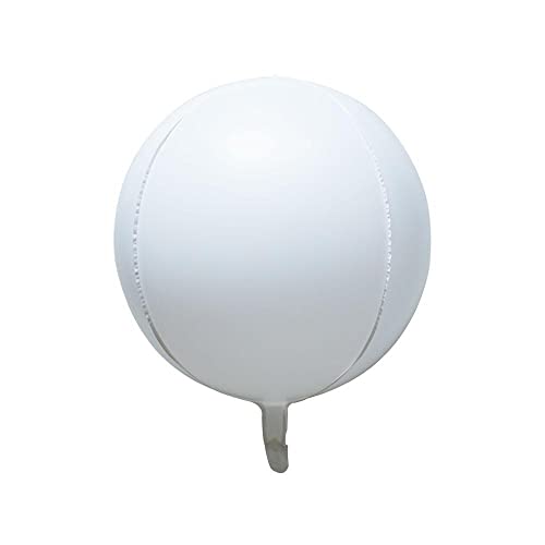 Rocca Fun Factory Palloncino sferico Bianco Macaron 22inc-55cm, 1pz. von Rocca Fun Factory