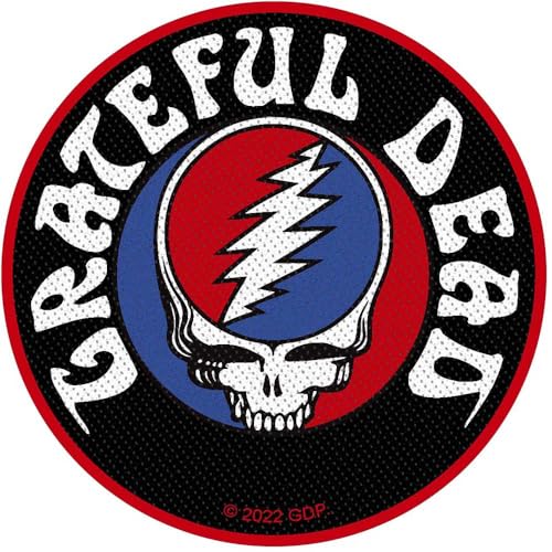 Grateful Dead Patch SYF Circle offiziell offiziell Schwarz Woven Sew on 105 x Taille unique Grateful Dead Patch SYF Circle offiziell offiziell Schwarz Woven Sew on 105 x Taille unique von Rock Off officially licensed products