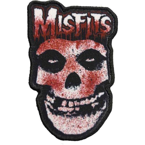 Misfits, Missfits, Bluttropfen-Schädel, Aufnäher, Aufnäher von Rock Off