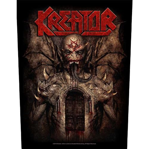 Razamataz KREATOR RÜCKENAUFNÄHER BACKPATCH # 7 GODS OF VIOLENCE 36x29cm AUFNÄHER FLICKEN von Rock Off