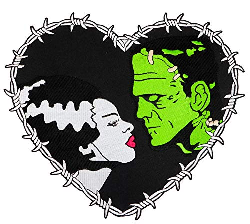 Aufnäher zum Aufbügeln, Motiv: Universale Monster, Frankenstein und Braut Aufnäher zum Aufbügeln, Motiv: Universale Monster, Frankenstein und Braut von Rock Rebel