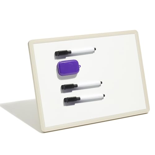 Magnetisches Schreibtisch-Whiteboard, platzsparend, Stand-up-Schreibtafel, inklusive schwarzem Marker und Radiergummi, leicht zu schreiben und zu löschen, für Büro, Schule, Zuhause Magnetisches Schreibtisch-Whiteboard, platzsparend, Stand-up-Schreibtafel, inklusive schwarzem Marker und Radiergummi, leicht zu schreiben und zu löschen, für Büro, Schule, Zuhause von RockVOQRN