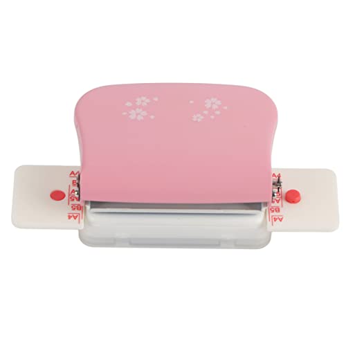 RockVOQRN Mehrzweck-Bindemaschinen, 6 Löcher, Buchbindegerät (Rosa) von RockVOQRN