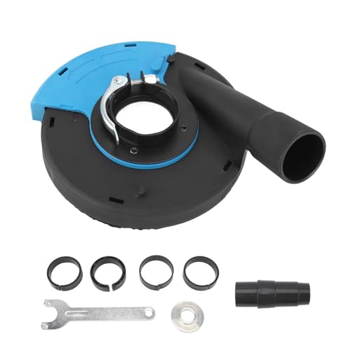 Rockvoqrn Winkelschleifer gemahlener Schleifer blaues schwarzes Pulver 5 Zoll effizienter Staubsammler mit Steinbetonboden von RockVOQRN