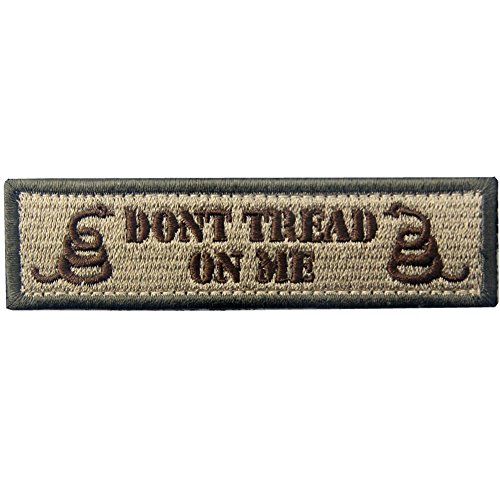 Rocking Planet - Militärischer 'Don't Tread On Me' Applikeur - Multitan, Rechteckig, Velcro-Back-Patch, 1 Stück Rocking Planet - Militärischer 'Don't Tread On Me' Applikeur - Multitan, Rechteckig, Velcro-Back-Patch, 1 Stück von Rocking Planet