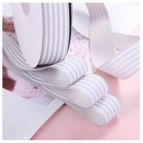 Gestreiftes Band 50 Yard 25mm Ripsband mit Kariert Geschenkbänder Grosgrain-Stoffband Streifen Bastelband Deko Schleifenband für Hochzeit Geschenkverpackung Nähen Zuhause Party Deko Hellgrau Gestreiftes Band 50 Yard 25mm Ripsband mit Kariert Geschenkbänder Grosgrain-Stoffband Streifen Bastelband Deko Schleifenband für Hochzeit Geschenkverpackung Nähen Zuhause Party Deko Hellgrau von Rockreyoa