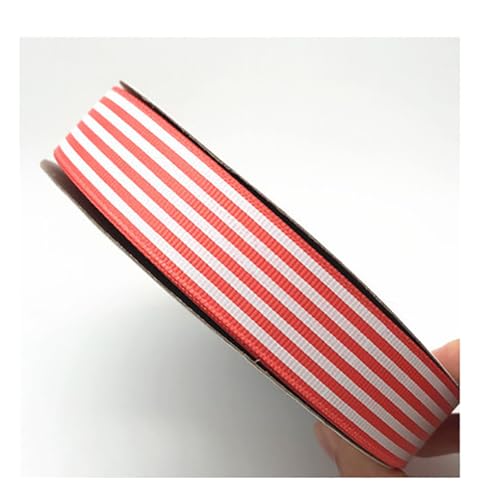 Gestreiftes Band 50 Yard 25mm Ripsband mit Kariert Geschenkbänder Grosgrain-Stoffband Streifen Bastelband Deko Schleifenband für Hochzeit Geschenkverpackung Nähen Zuhause Wassermelonenrot Gestreiftes Band 50 Yard 25mm Ripsband mit Kariert Geschenkbänder Grosgrain-Stoffband Streifen Bastelband Deko Schleifenband für Hochzeit Geschenkverpackung Nähen Zuhause Wassermelonenrot von Rockreyoa