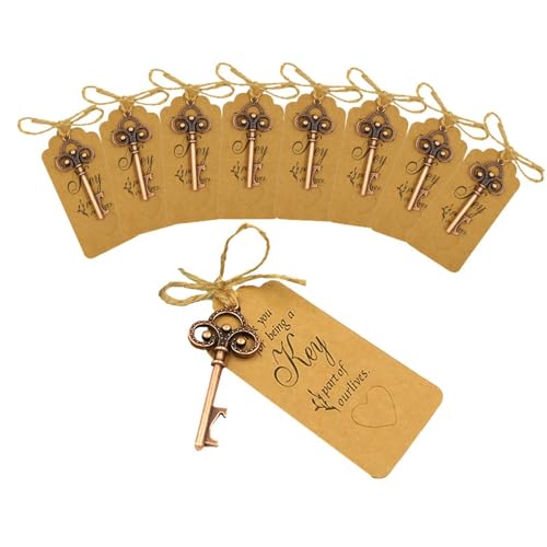 Rockreyoa 10 Stück Schlüssel Flaschenöffner Hochzeit Vintage Skelett Schlüssel Flaschenöffner Hochzeit Favor Bier öffner Souvenirs Bierkorkenzieher mit Kraftpapier Geschenkanhänger und Schnur #7 Rockreyoa 10 Stück Schlüssel Flaschenöffner Hochzeit Vintage Skelett Schlüssel Flaschenöffner Hochzeit Favor Bier öffner Souvenirs Bierkorkenzieher mit Kraftpapier Geschenkanhänger und Schnur #7 von Rockreyoa