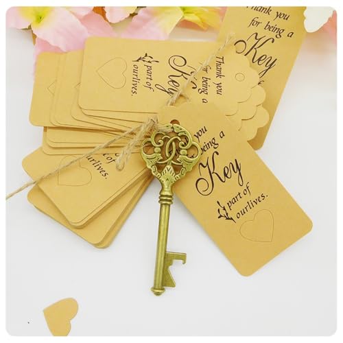Rockreyoa 10 Stück Schlüssel Flaschenöffner Hochzeit Vintage Skelett Schlüssel Flaschenöffner Hochzeit Favor Bier öffner Souvenirs Bierkorkenzieher mit Kraftpapier Geschenkanhänger und Schnur #15 Rockreyoa 10 Stück Schlüssel Flaschenöffner Hochzeit Vintage Skelett Schlüssel Flaschenöffner Hochzeit Favor Bier öffner Souvenirs Bierkorkenzieher mit Kraftpapier Geschenkanhänger und Schnur #15 von Rockreyoa