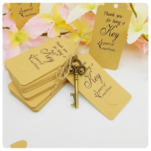Rockreyoa 10 Stück Schlüssel Flaschenöffner Hochzeit Vintage Skelett Schlüssel Flaschenöffner Hochzeit Favor Bier öffner Souvenirs Bierkorkenzieher mit Kraftpapier Geschenkanhänger und Schnur #16 Rockreyoa 10 Stück Schlüssel Flaschenöffner Hochzeit Vintage Skelett Schlüssel Flaschenöffner Hochzeit Favor Bier öffner Souvenirs Bierkorkenzieher mit Kraftpapier Geschenkanhänger und Schnur #16 von Rockreyoa