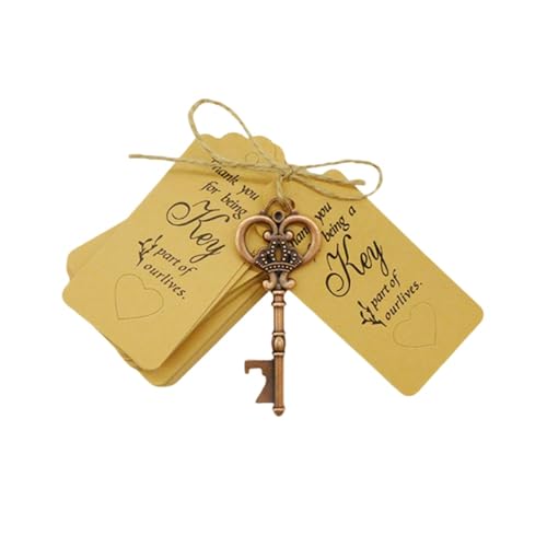 Rockreyoa 10 Stück Schlüssel Flaschenöffner Hochzeit Vintage Skelett Schlüssel Flaschenöffner Hochzeit Favor Bier öffner Souvenirs Bierkorkenzieher mit Kraftpapier Geschenkanhänger und Schnur #3 Rockreyoa 10 Stück Schlüssel Flaschenöffner Hochzeit Vintage Skelett Schlüssel Flaschenöffner Hochzeit Favor Bier öffner Souvenirs Bierkorkenzieher mit Kraftpapier Geschenkanhänger und Schnur #3 von Rockreyoa