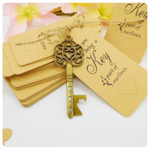 Rockreyoa 10 Stück Schlüssel Flaschenöffner Hochzeit Vintage Skelett Schlüssel Flaschenöffner Hochzeit Favor Bier öffner Souvenirs Bierkorkenzieher mit Kraftpapier Geschenkanhänger und Schnur #20 Rockreyoa 10 Stück Schlüssel Flaschenöffner Hochzeit Vintage Skelett Schlüssel Flaschenöffner Hochzeit Favor Bier öffner Souvenirs Bierkorkenzieher mit Kraftpapier Geschenkanhänger und Schnur #20 von Rockreyoa