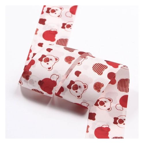 Rockreyoa 10 Yards x 4cm Geschenkband Doppelseitig Bedrucktes Seidenband Schleifenband mit niedlichen Cartoon-Mustern Dekoband für DIY Handwerk Geschenkverpackung Kinder-Haarschmuck Bär-Braun Rockreyoa 10 Yards x 4cm Geschenkband Doppelseitig Bedrucktes Seidenband Schleifenband mit niedlichen Cartoon-Mustern Dekoband für DIY Handwerk Geschenkverpackung Kinder-Haarschmuck Bär-Braun von Rockreyoa