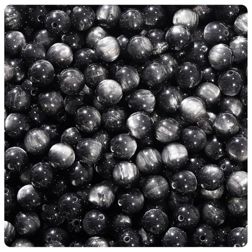 Rockreyoa 100 Stück Perlen für Armbänder Runde Bunte Edelsteine Perlen Schmuckperlen Bunte Glasperlen mit Loch Edelsteinperlen Schmuck Bastelperlen Kunstperle für Halskette Ohrringe Schwarz 10mm Rockreyoa 100 Stück Perlen für Armbänder Runde Bunte Edelsteine Perlen Schmuckperlen Bunte Glasperlen mit Loch Edelsteinperlen Schmuck Bastelperlen Kunstperle für Halskette Ohrringe Schwarz 10mm von Rockreyoa