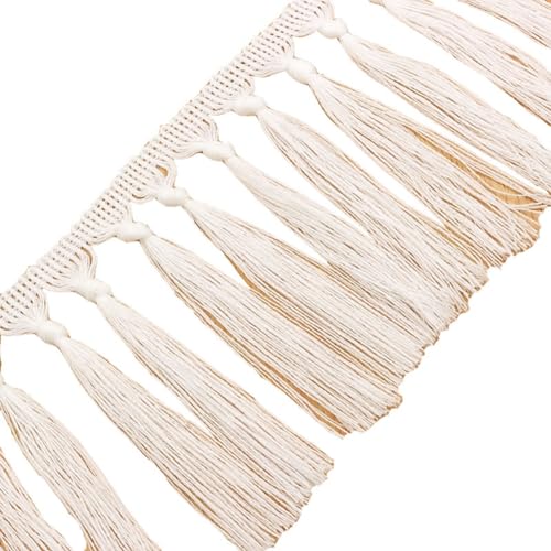 Rockreyoa 11cm Baumwolle Quaste Spitzenband Fransenborte Spitzenbesatz Fransen Trim für DIY Kostüme Kleidung Vorhang Nähen Bastelzubehör Tischdecke Wohnaccessoires Hochzeit Deko Weiß 10 Yards Rockreyoa 11cm Baumwolle Quaste Spitzenband Fransenborte Spitzenbesatz Fransen Trim für DIY Kostüme Kleidung Vorhang Nähen Bastelzubehör Tischdecke Wohnaccessoires Hochzeit Deko Weiß 10 Yards von Rockreyoa