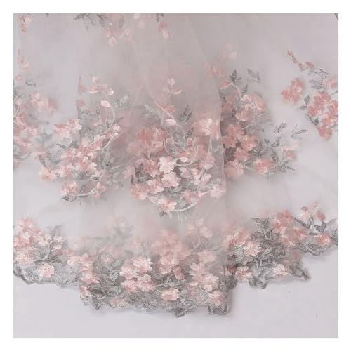 Rockreyoa 140cm Breit Bestickter Spitzenstoff mit Blumenmuster Tüll Spitze Stoff Blumen Stickereistoff zum Nähen Netzstoff für DIY Hochzeitskleid Kleidung Basteln Heimdekoration Grau 1 Yard Rockreyoa 140cm Breit Bestickter Spitzenstoff mit Blumenmuster Tüll Spitze Stoff Blumen Stickereistoff zum Nähen Netzstoff für DIY Hochzeitskleid Kleidung Basteln Heimdekoration Grau 1 Yard von Rockreyoa