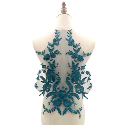 Rockreyoa 2 Stück Stickerei Spitze Applikation Florale Spitzenkragen Blumen Applique Ausschnitt Patches Bestickte Borte Mehrfarbig Tüll Besatz für Bräute Abschlussball Hochzeit Handwerk Dunkelgrün Rockreyoa 2 Stück Stickerei Spitze Applikation Florale Spitzenkragen Blumen Applique Ausschnitt Patches Bestickte Borte Mehrfarbig Tüll Besatz für Bräute Abschlussball Hochzeit Handwerk Dunkelgrün von Rockreyoa