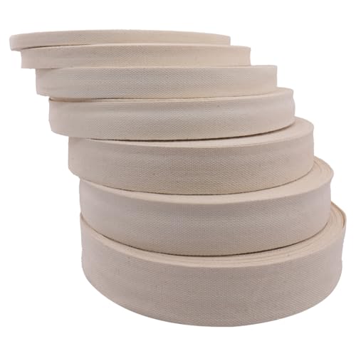 Rockreyoa 50 Meter 1 Rolle Baumwoll Gurtband Twill-Band Baumwollgewebe Schrägband Einfassband Köperband Baumwolle Textilband für Nähen Basteln Handwerk Heimdekoration Geschenkverpackungen 3.0cm Rockreyoa 50 Meter 1 Rolle Baumwoll Gurtband Twill-Band Baumwollgewebe Schrägband Einfassband Köperband Baumwolle Textilband für Nähen Basteln Handwerk Heimdekoration Geschenkverpackungen 3.0cm von Rockreyoa