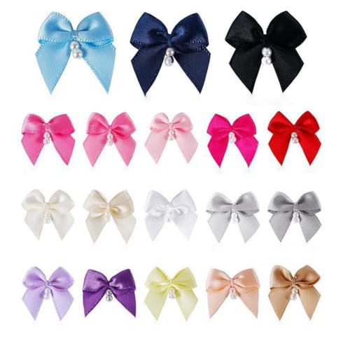 Rockreyoa 50 Stück 2,5 cm Mini Satin-Schleifen mit Perlen Mini-Schleife Applique Kleine Deko Bogen für DIY Nähen Handwerk Hochzeit Geschenk Scrapbooking Haarspangen Geschenkverpackung Gemischte Rockreyoa 50 Stück 2,5 cm Mini Satin-Schleifen mit Perlen Mini-Schleife Applique Kleine Deko Bogen für DIY Nähen Handwerk Hochzeit Geschenk Scrapbooking Haarspangen Geschenkverpackung Gemischte von Rockreyoa