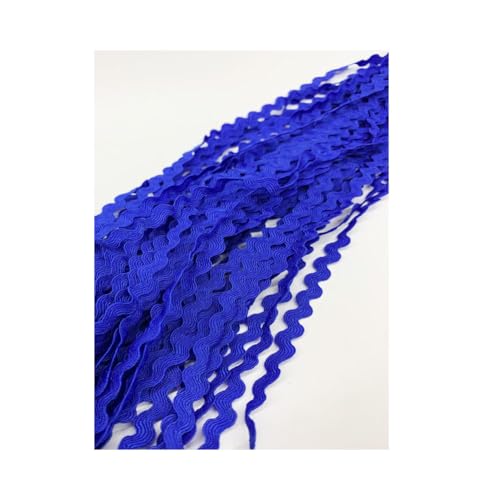 Rockreyoa 5mm*25n/Roll Rick Rack Trim Ribbon Zick-Zack Flechten Trim Band Wellenförmiges Band Zum Machen Nähen Geschenkverpackung nach Hause Geburtstag 20#Dunkelblau 5mm*25m/Bündel Rockreyoa 5mm*25n/Roll Rick Rack Trim Ribbon Zick-Zack Flechten Trim Band Wellenförmiges Band Zum Machen Nähen Geschenkverpackung nach Hause Geburtstag 20#Dunkelblau 5mm*25m/Bündel von Rockreyoa