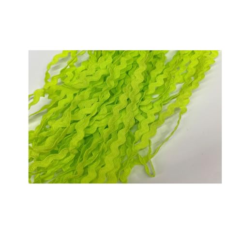 Rockreyoa 5mm*25n/Roll Rick Rack Trim Ribbon Zick-Zack Flechten Trim Band Wellenförmiges Band Zum Machen Nähen Geschenkverpackung nach Hause Geburtstag 24#Grün 5mm*25m/Bündel Rockreyoa 5mm*25n/Roll Rick Rack Trim Ribbon Zick-Zack Flechten Trim Band Wellenförmiges Band Zum Machen Nähen Geschenkverpackung nach Hause Geburtstag 24#Grün 5mm*25m/Bündel von Rockreyoa