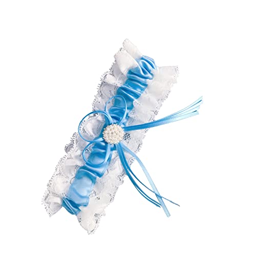 Rockreyoa Braut Strumpfband mit Perle Schleife Spitze Brautstrumpfband Weiß Rüschen Strumpfbänder Elastisch Hochzeitsstrumpfband Satin Bow Leg Band für Damen Brautgeschenk Brautaccessoires Blau1# Rockreyoa Braut Strumpfband mit Perle Schleife Spitze Brautstrumpfband Weiß Rüschen Strumpfbänder Elastisch Hochzeitsstrumpfband Satin Bow Leg Band für Damen Brautgeschenk Brautaccessoires Blau1# von Rockreyoa