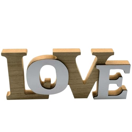 Rockreyoa Holz 3D-Buchstaben Wanddeko Desktop Ornament Moderner Schriftzug Aufsteller Love Liebe Love mit Herz Deko Aufsteller Holzstandfuss Tischdekoration Hochzeitsgeschenk Style 1 1 Stück Rockreyoa Holz 3D-Buchstaben Wanddeko Desktop Ornament Moderner Schriftzug Aufsteller Love Liebe Love mit Herz Deko Aufsteller Holzstandfuss Tischdekoration Hochzeitsgeschenk Style 1 1 Stück von Rockreyoa