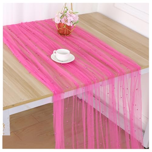 Rockreyoa Perlen Tüllstoff Weißer Perlentüllstoff Tüll Dekostoff mit Perle Tüllband Deko Garn Nähen Meterware Tüllband Transparenter Netzstoff für DIY Vorhänge Party Tischkleidung Rosa#5 500 * 160cm Rockreyoa Perlen Tüllstoff Weißer Perlentüllstoff Tüll Dekostoff mit Perle Tüllband Deko Garn Nähen Meterware Tüllband Transparenter Netzstoff für DIY Vorhänge Party Tischkleidung Rosa#5 500 * 160cm von Rockreyoa