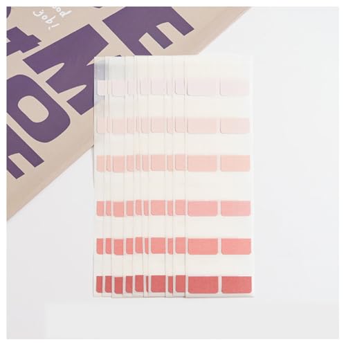 Rockreyoa Transparent Haftnotizen Selbstklebend Haftstreifen 3 Größen Index-Tabs Beschreibbare Page Marker Note Flags für Bücher Notebooks Datei-Klassifizierung Farbverlauf Rosa 120Stk. 2 Packs Rockreyoa Transparent Haftnotizen Selbstklebend Haftstreifen 3 Größen Index-Tabs Beschreibbare Page Marker Note Flags für Bücher Notebooks Datei-Klassifizierung Farbverlauf Rosa 120Stk. 2 Packs von Rockreyoa