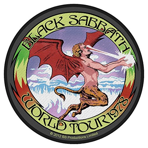 Aufnäher Patch - Black Sabbath - World Tour '78 von Rocks-off