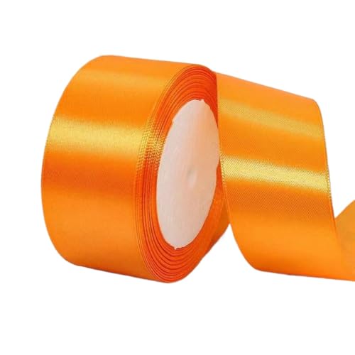 Hochwertiges Satinband zum Verpacken von Geschenken, Kuchendekorationen, Hochzeitsschleifen und Bastelarbeiten, weich, langlebig und elegant, perfekt für jeden Anlass, Orange, 4 x 22 m Hochwertiges Satinband zum Verpacken von Geschenken, Kuchendekorationen, Hochzeitsschleifen und Bastelarbeiten, weich, langlebig und elegant, perfekt für jeden Anlass, Orange, 4 x 22 m von Rocky Green