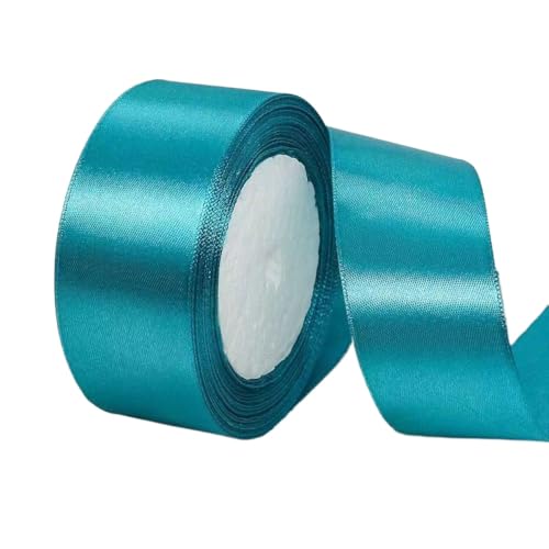 Hochwertiges Satinband zum Verpacken von Geschenken, Kuchendekorationen, Hochzeitsschleifen und Bastelarbeiten, weich, langlebig und elegant, perfekt für jeden Anlass, Pfauenblau, 4 x 22 m Hochwertiges Satinband zum Verpacken von Geschenken, Kuchendekorationen, Hochzeitsschleifen und Bastelarbeiten, weich, langlebig und elegant, perfekt für jeden Anlass, Pfauenblau, 4 x 22 m von Rocky Green